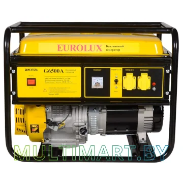 Бензиновый генератор Eurolux G6500A картинка 2